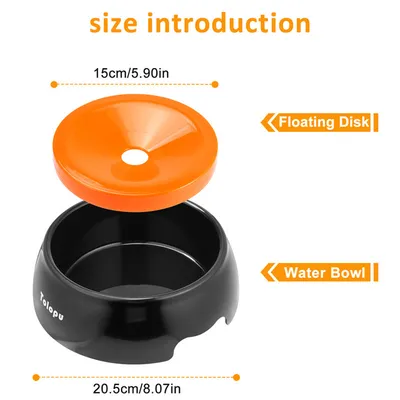 IntiMeg Gamelle d'eau pour Chien et Chat - Anti - Éclaboussure