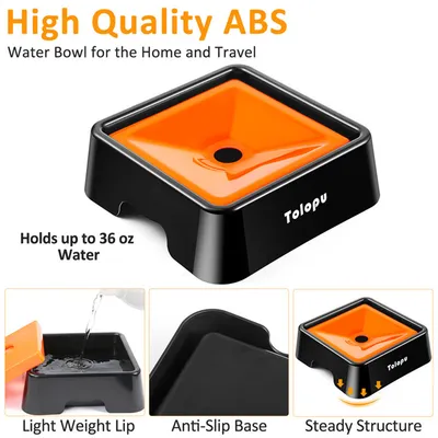 IntiMeg Gamelle d'eau pour Chien et Chat - Anti - Éclaboussure