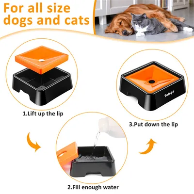 IntiMeg Gamelle d'eau pour Chien et Chat - Anti - Éclaboussure