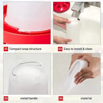 IntiMeg Kit mangeoire et abreuvoir pour poussins