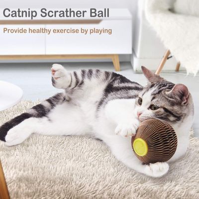 UAMLY Jouet à l'herbe à chat, balle à gratter