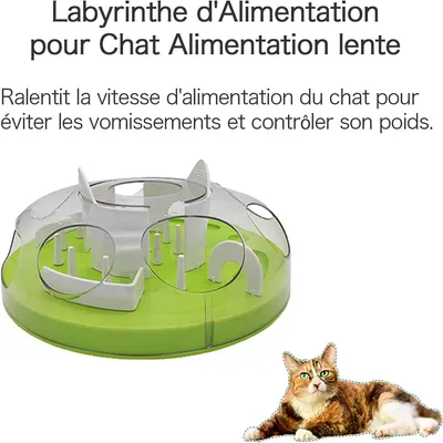IntiMeg Gamelle anti - glouton pour chat
