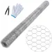 IntiMeg Grillage hexagonal pour poulailler 0,35m x 10m