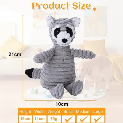 IntiMeg Jouet en peluche couineur pour chien