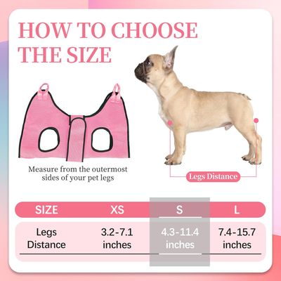 UAMLY Hamac de toilettage pour chien, avec sangle de sécurité