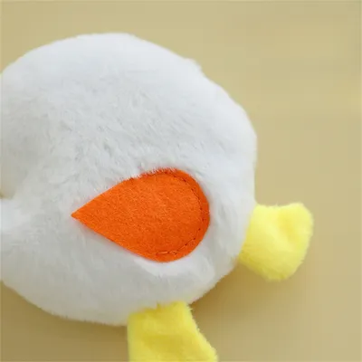 IntiMeg Jouet sonore pour chat, poupée de poulet avec menthe