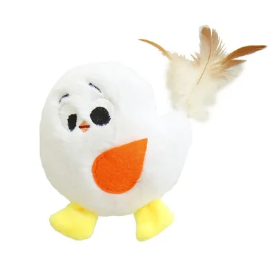 IntiMeg Jouet sonore pour chat, poupée de poulet avec menthe IntiMeg Jouet sonore pour chat, poupée de poulet avec menthe