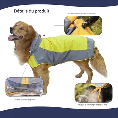 IntiMeg Regenmantel für Hunde mit Kapuze IntiMeg Regenmantel für Hunde mit Kapuze