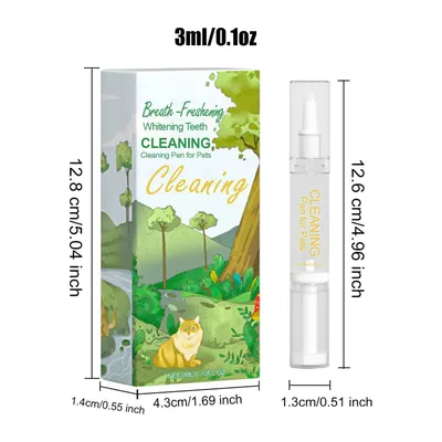 Stylo Brosse à Dents pour Chat et Chien Outil de Nettoyage Dentaire