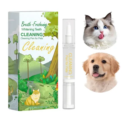 Stylo Brosse à Dents pour Chat et Chien Outil de Nettoyage Dentaire