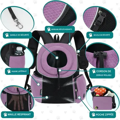 IntiMeg Sac à dos de transport pour chien