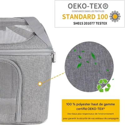 IntiMeg Sac à dos de transport pour chats