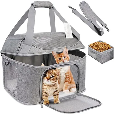 IntiMeg Mochila transportadora para gatos