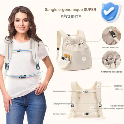 IntiMeg Pré Sac à dos de transport pour chien