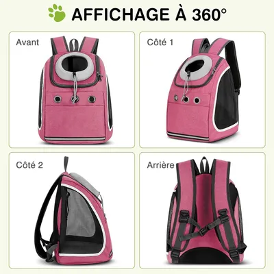 IntiMeg Sac à dos de transport pour chien