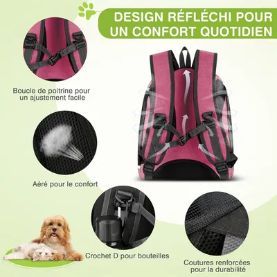 IntiMeg Sac à dos de transport pour chien