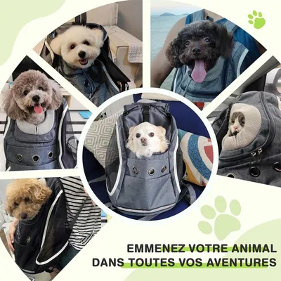 IntiMeg Sac à dos de transport pour chien