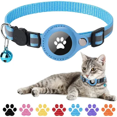 Collier pour Chat et Petits Chiens - Compatible Airtag Apple