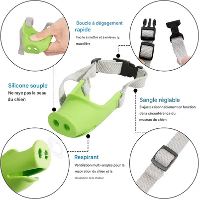 IntiMeg Muselière pour chien à nez de cochon