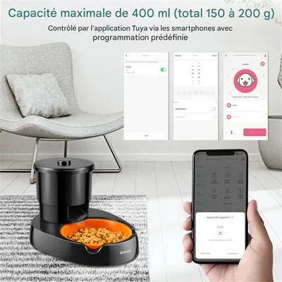 IntiMeg Distributeur de nourriture pour chat