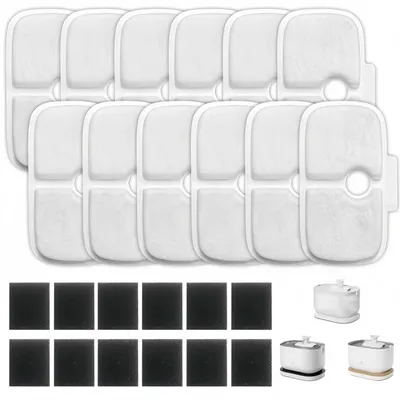 FurryFusion Filtre pour fontaine à eau pour animaux