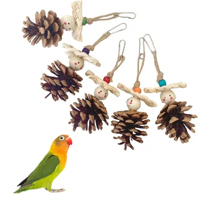 Pet Planet Jouet de pin pour perroquets Pet Planet Jouet de pin pour perroquets