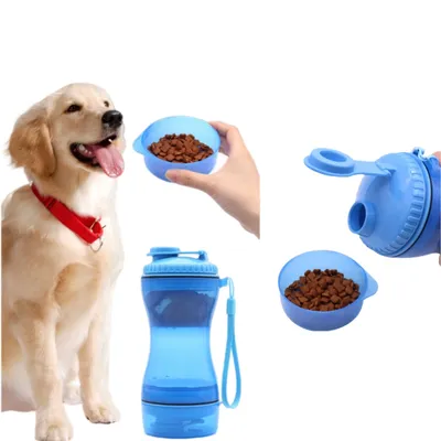 FurryFusion Bouteille d'eau portable pour chien