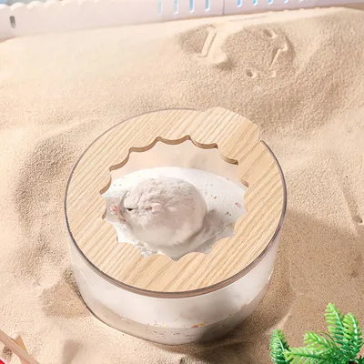FurryFusion Boîte de bain de sable pour rongeurs