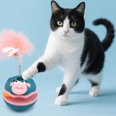 FurryFusion Juguete para gatos Tumbler Ball