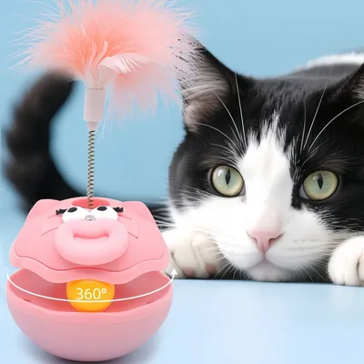 FurryFusion Juguete para gatos Tumbler Ball