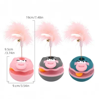 FurryFusion Jouet pour chat Tumbler Ball