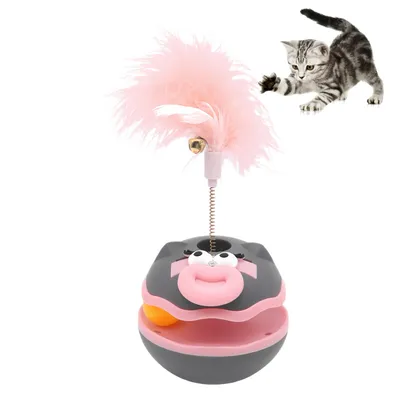 FurryFusion Juguete para gatos Tumbler Ball