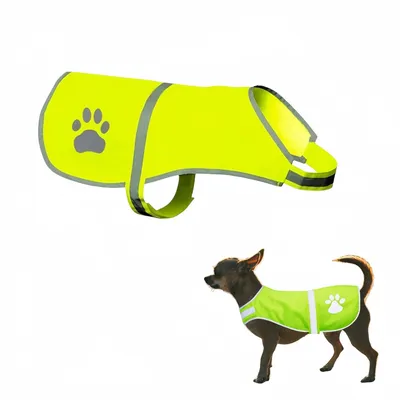 FurryFusion Chaleco reflectante de seguridad para perros