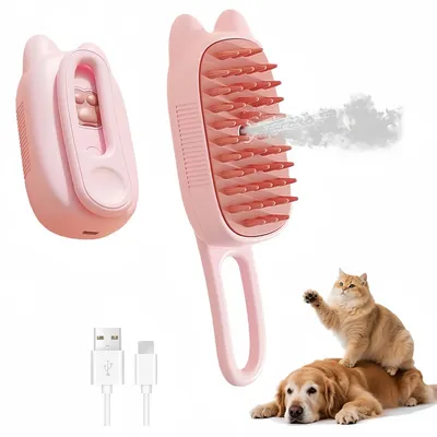 FurryFusion Brosse de toilettage à vapeur pour chats et chiens FurryFusion Brosse de toilettage à vapeur pour chats et chiens