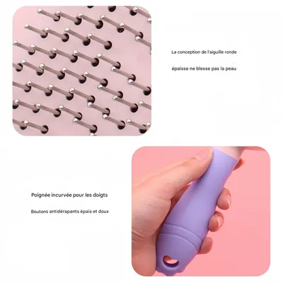FurryFusion Brosse démêlante pour chat