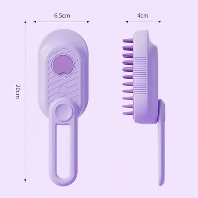 FurryFusion Brosse de toilettage à vapeur pour chat