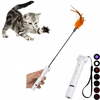FurryFusion Jouet baguette laser pour chat