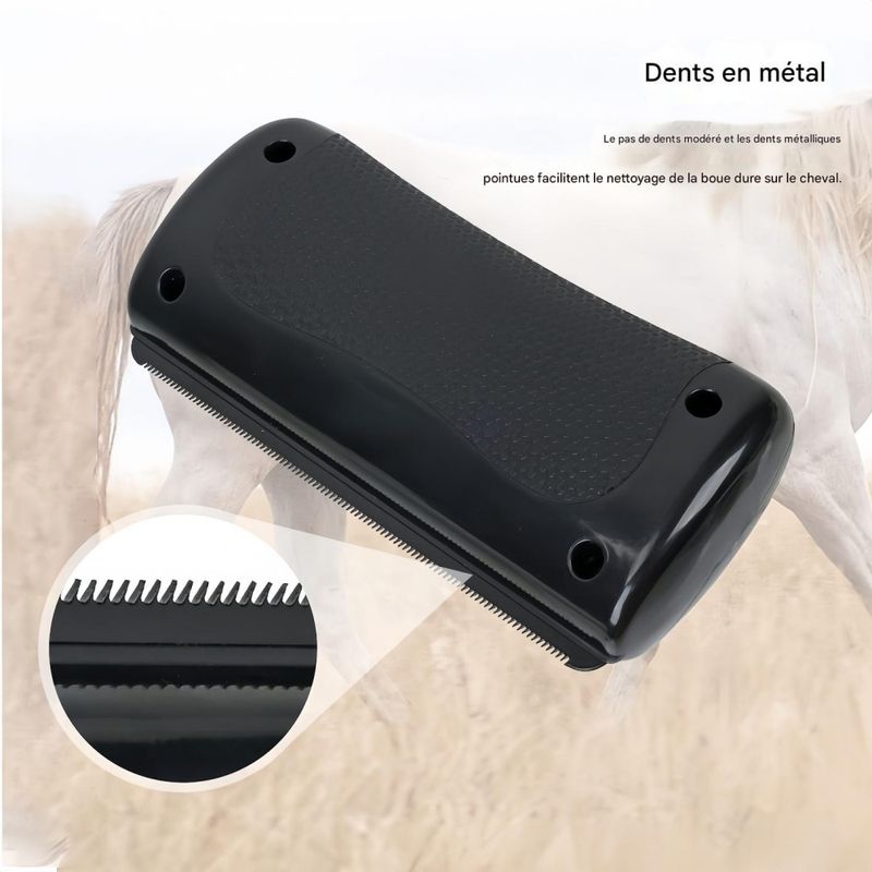 Furry Fusion Couteau de toilettage pour chevaux