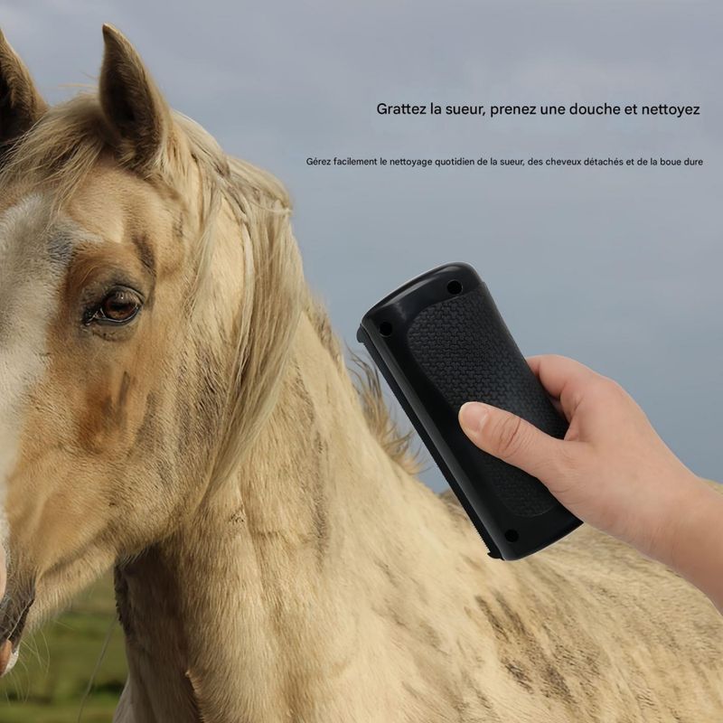 Furry Fusion Couteau de toilettage pour chevaux