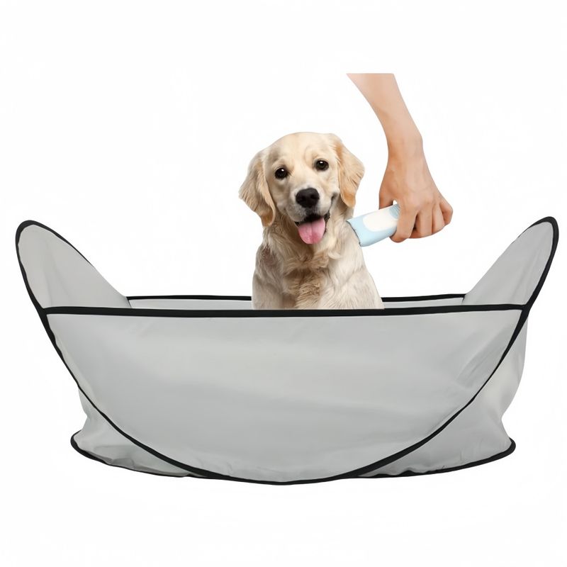 FurryFusion Cape de coupe de poils pour animaux de compagnie
