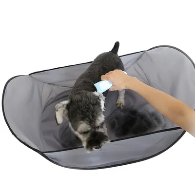 FurryFusion Cape de coupe de poils pour animaux de compagnie