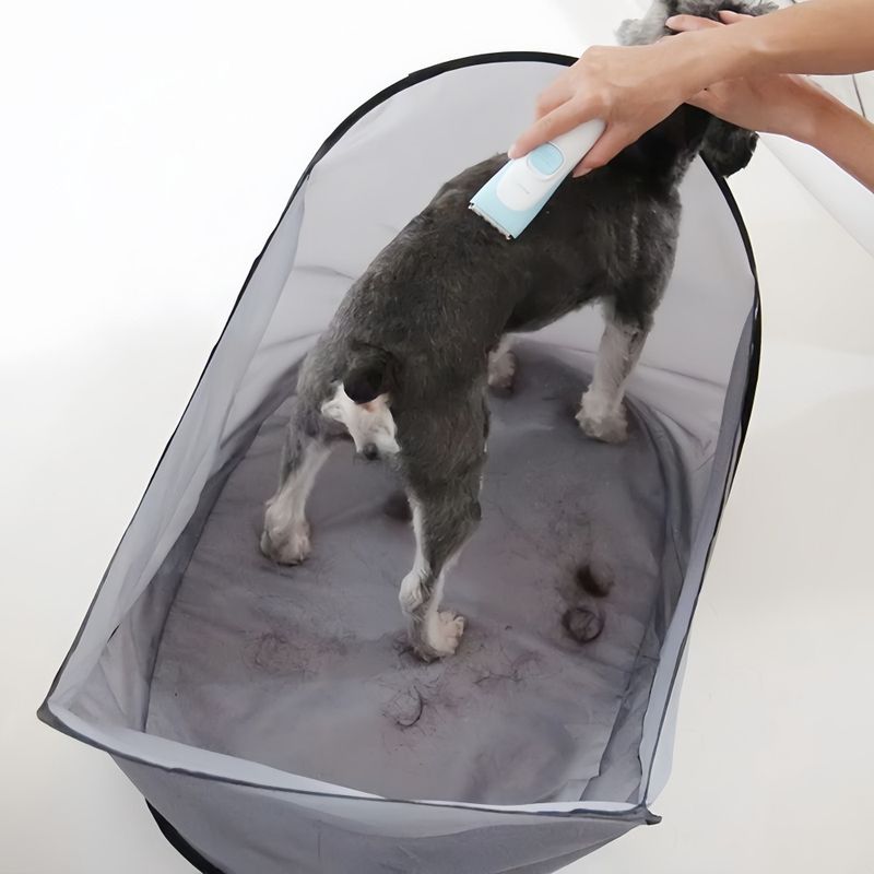 FurryFusion Cape de coupe de poils pour animaux de compagnie