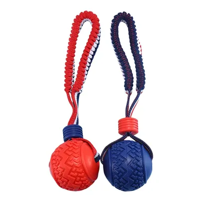 FurryFusion corde élastique pneus balle jouets pour chiens