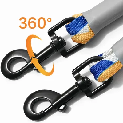 FurryFusion Laisse élastique à double extrémité pour chien