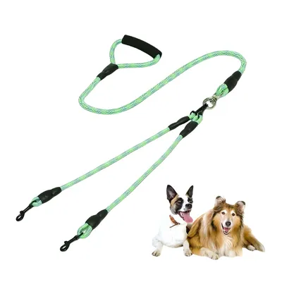 FurryFusion Laisse double pour chien FurryFusion Laisse double pour chien