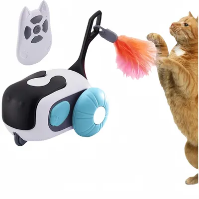 FurryFusion Voiture télécommandée jouet pour chat