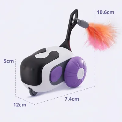 FurryFusion Voiture télécommandée jouet pour chat