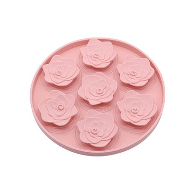 FurryFusion Tapis à lécher pour chien en forme de rose