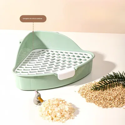 FurryFusion Toilettes en plastique pour petits animaux