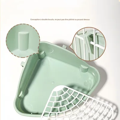 FurryFusion Toilettes en plastique pour petits animaux